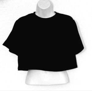 Rosio Crop‎ Top Black Large
